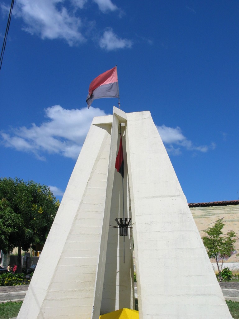 The Sandinista memorial in downtown León