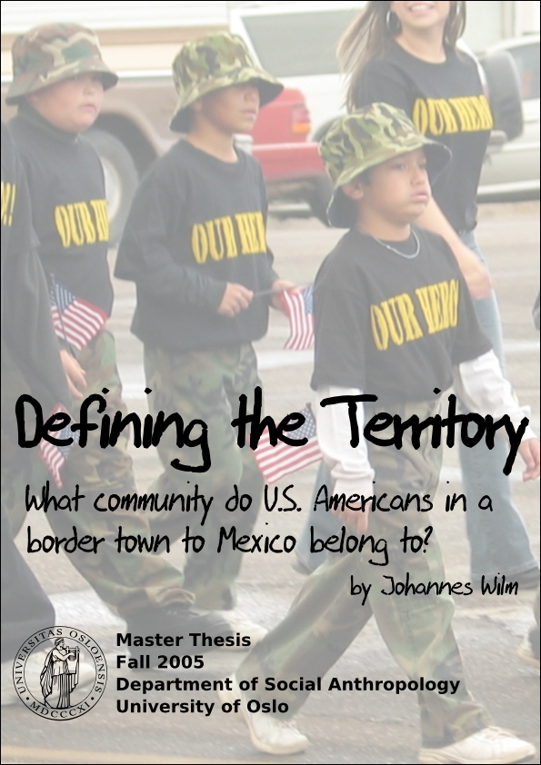 The new cover page of the thesis