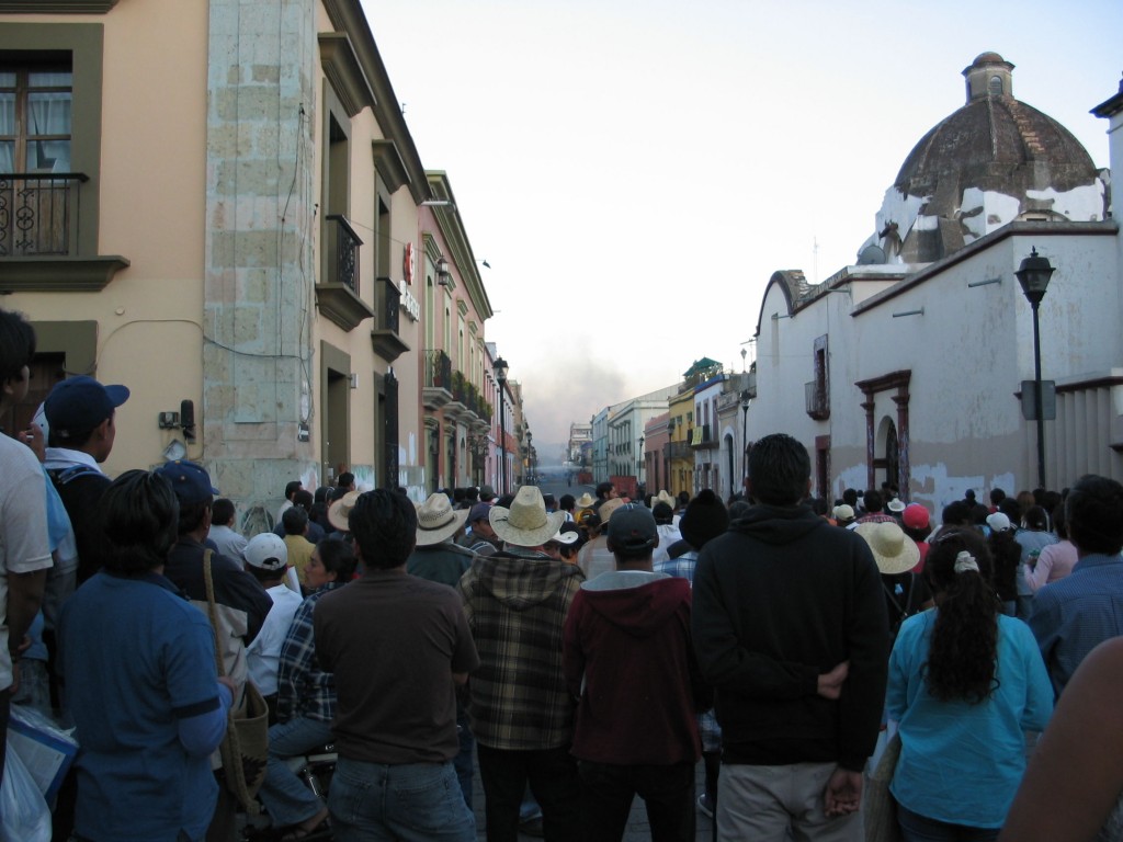 Using water cannons is another common way of attacking demonstrators.