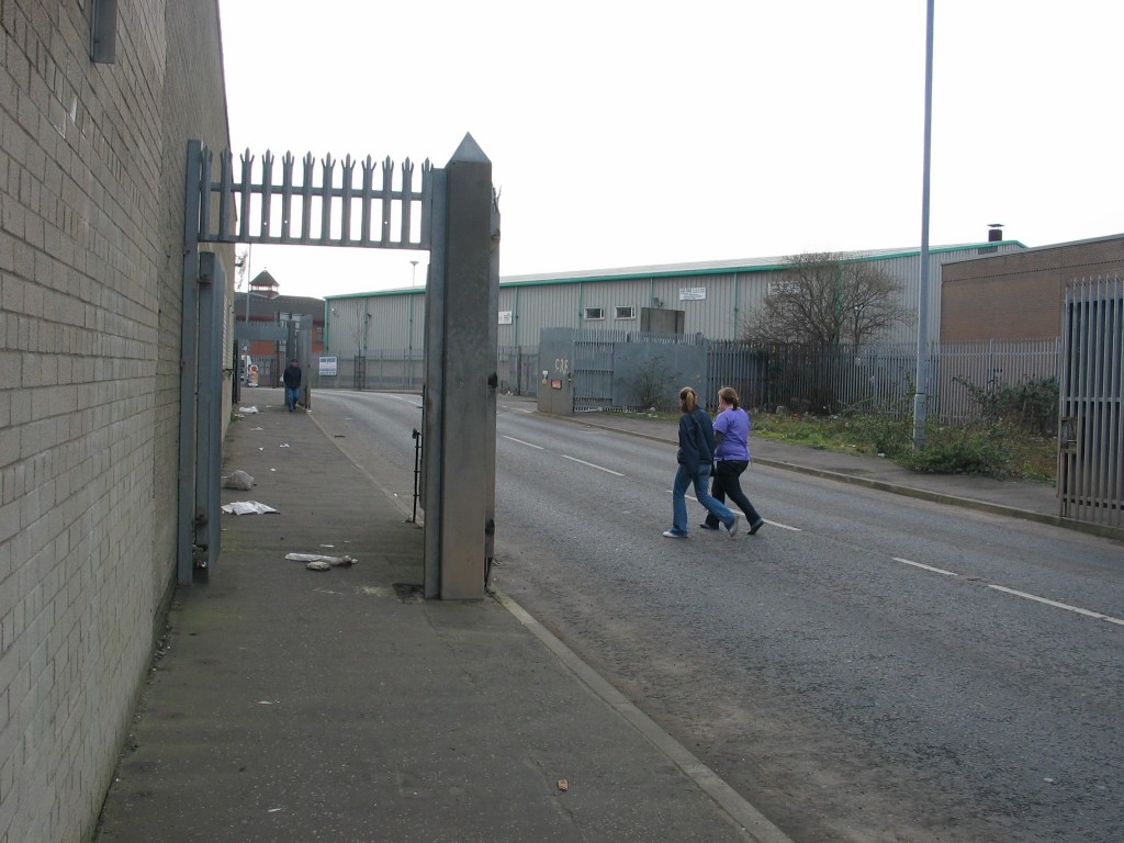 These gates are shut to prevent protestants from the Shankill Road and catholics from The Falls to attack oneanother. What's so progressive about that?